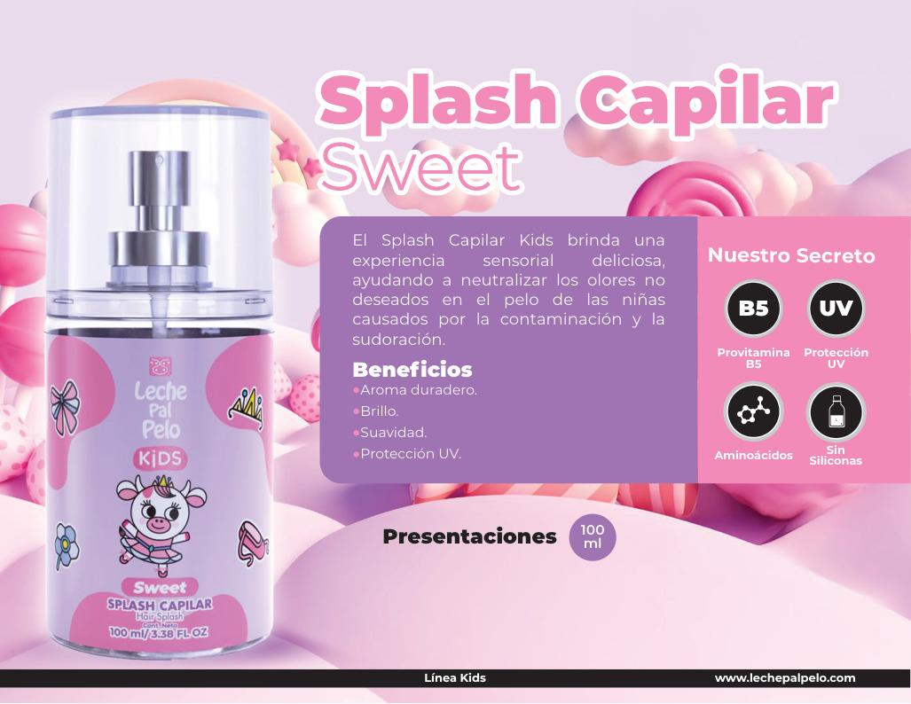 Splash capilar sweet kids